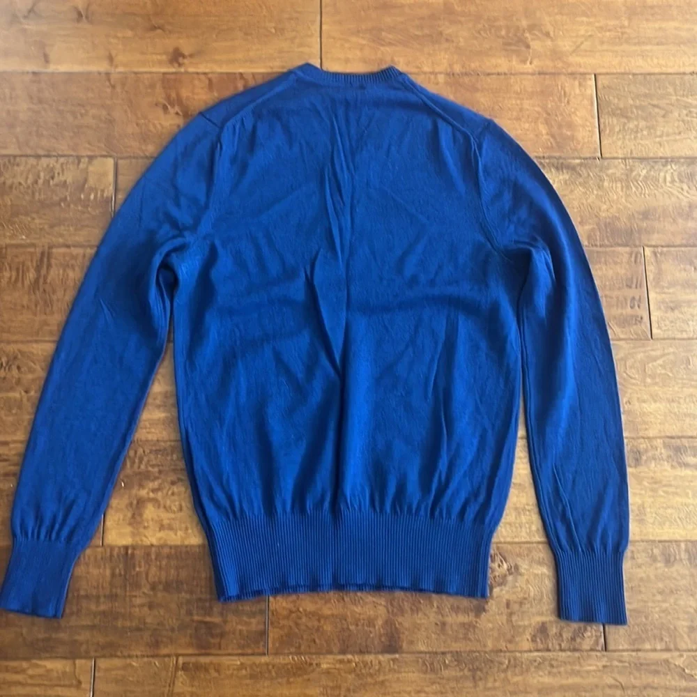 Banana Republic Extra Fine Merino Wool V Neck Sweater Size M